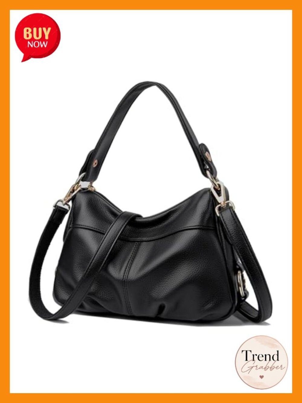 Hobo Bags for Women PU Leather Crossbody Purses Trendy Shoulder Tote Satchel